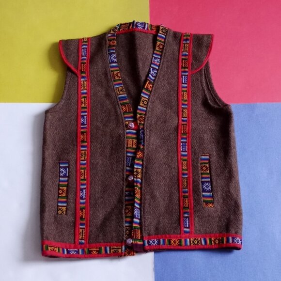 Vintage Youth German Wool Vest SIZE: S Great Condition!